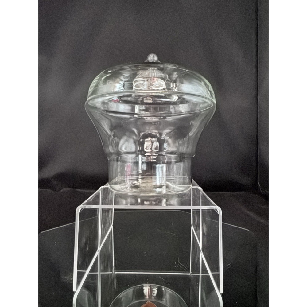 Vintage Clear Glass 7" Jar Apple Pear Shape Apothecary Products Of‎ Distinction